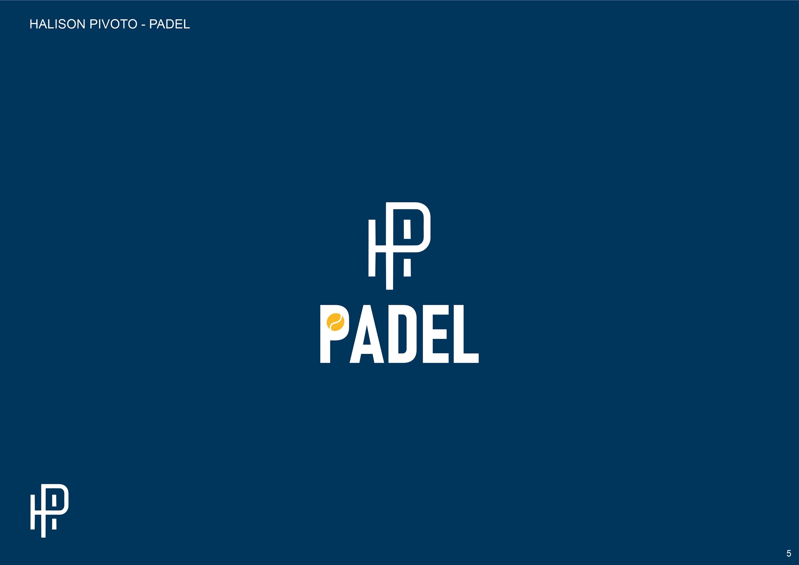 HP Padel, manual da marca, página 5
