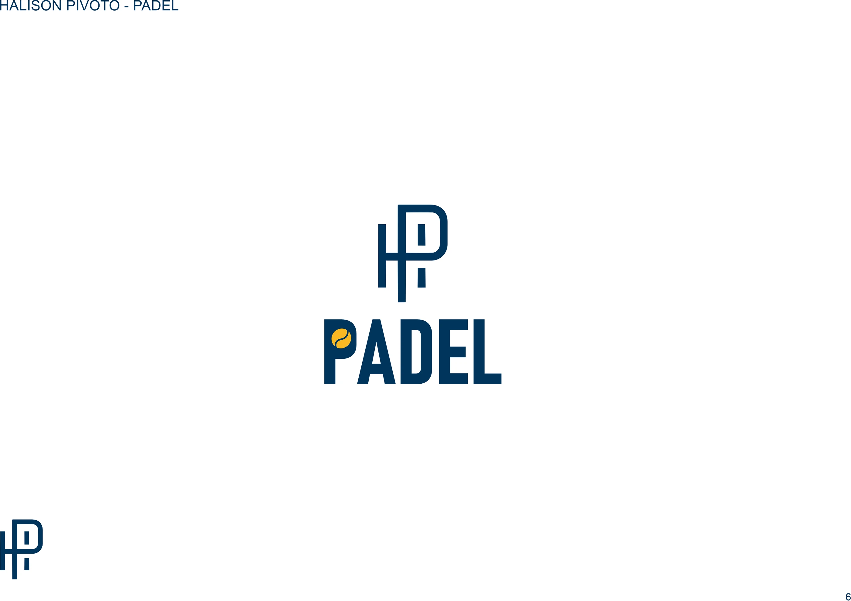 HP Padel, manual da marca, página 6