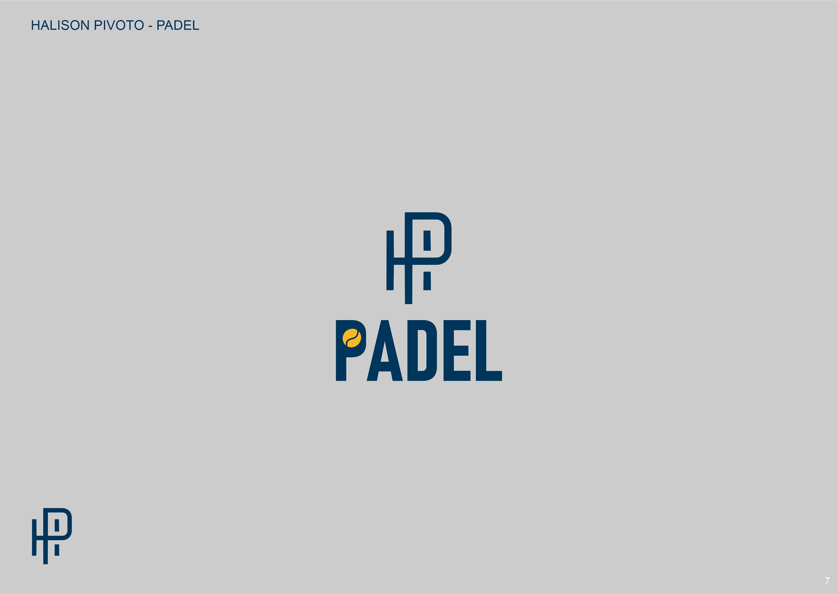 HP Padel, manual da marca, página 7