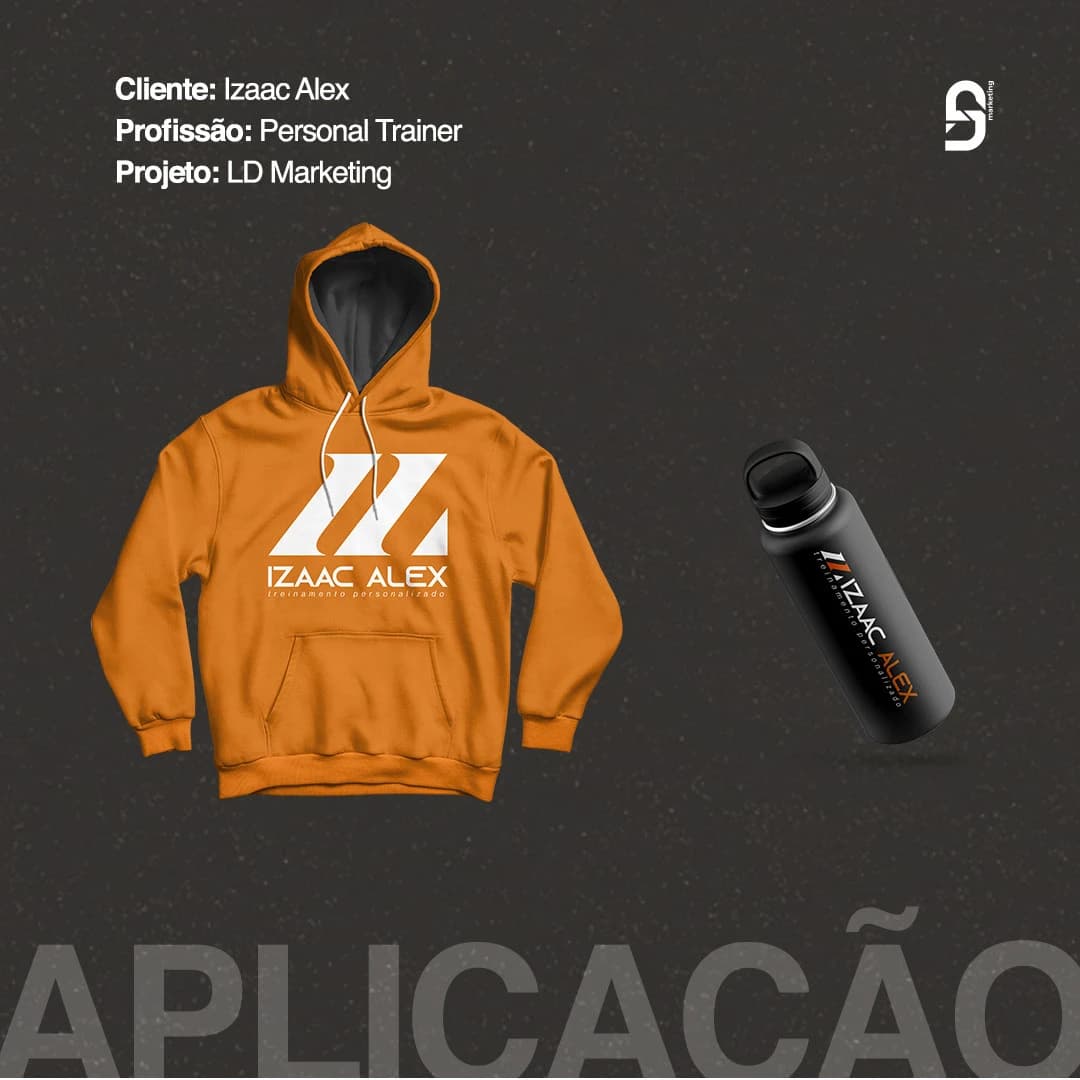 Identidade visual Izaac Alex