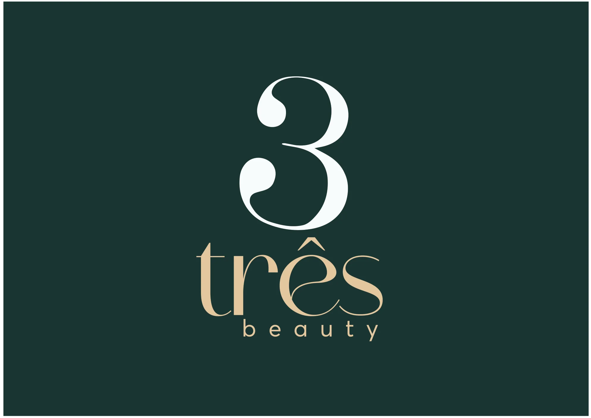 Identidade visual da Três Beauty